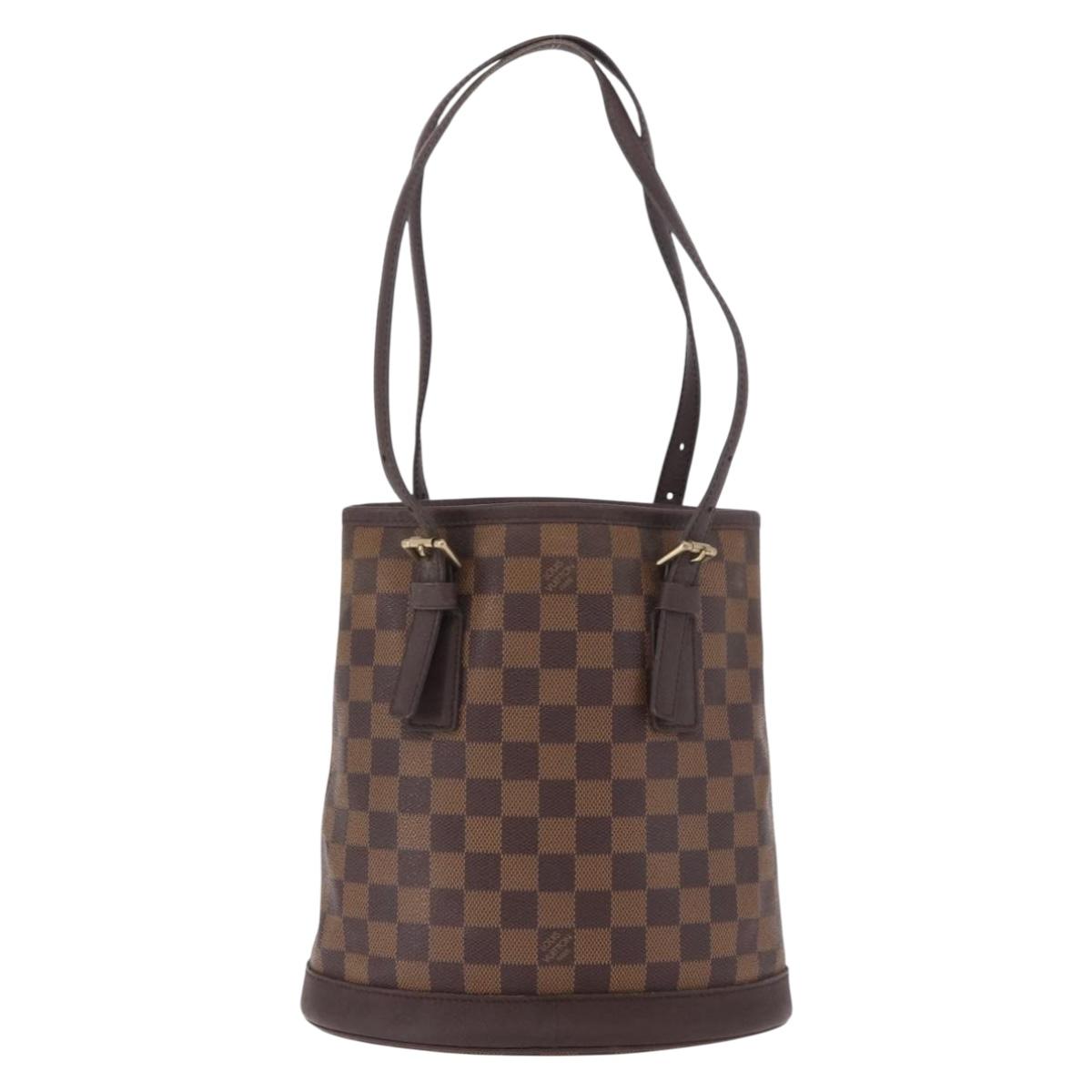 LOUIS VUITTON Damier Ebene Marais Shoulder Bag N42240 LV Auth 183474