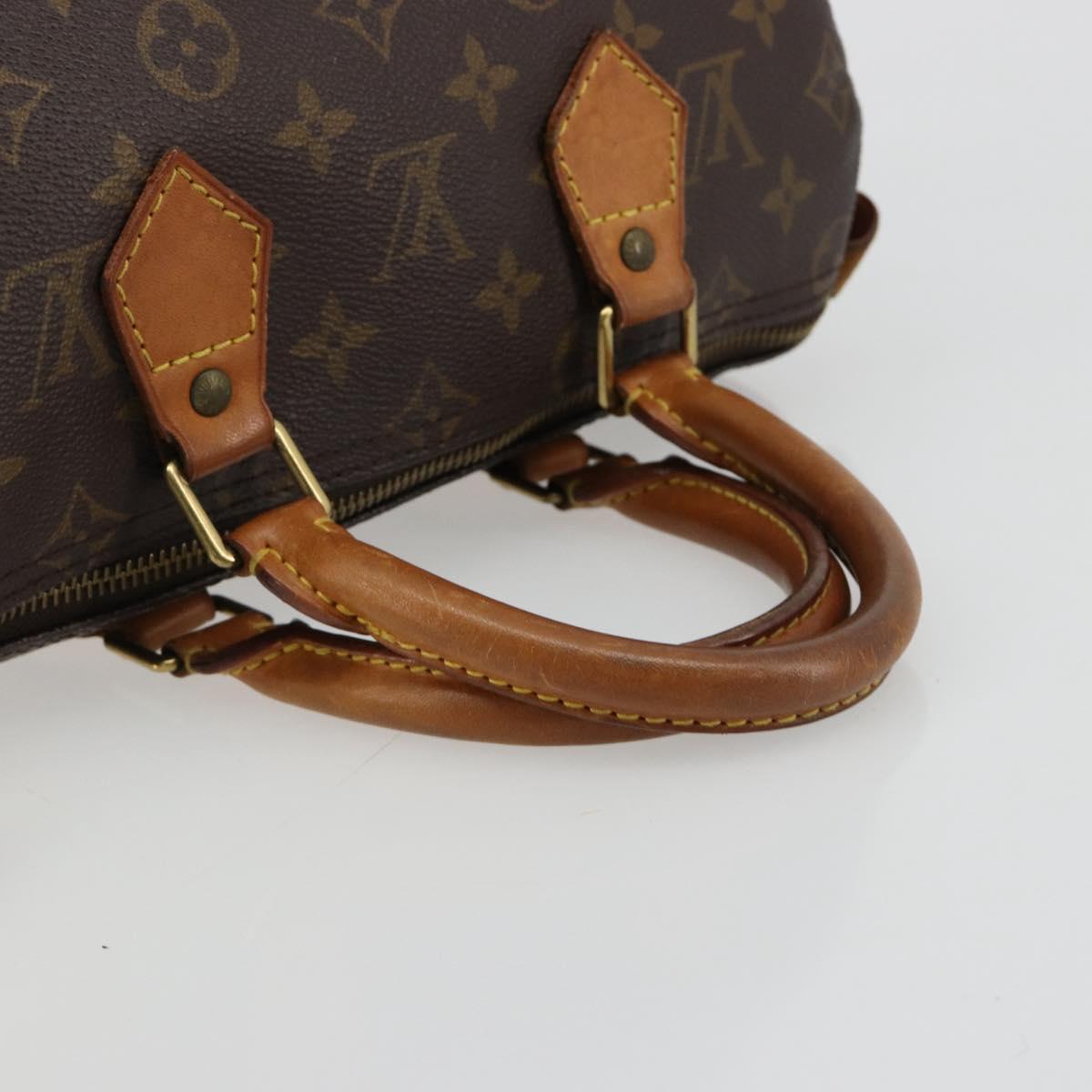 LOUIS VUITTON Monogram Speedy 25 Hand Bag M41528 LV Auth 183475A