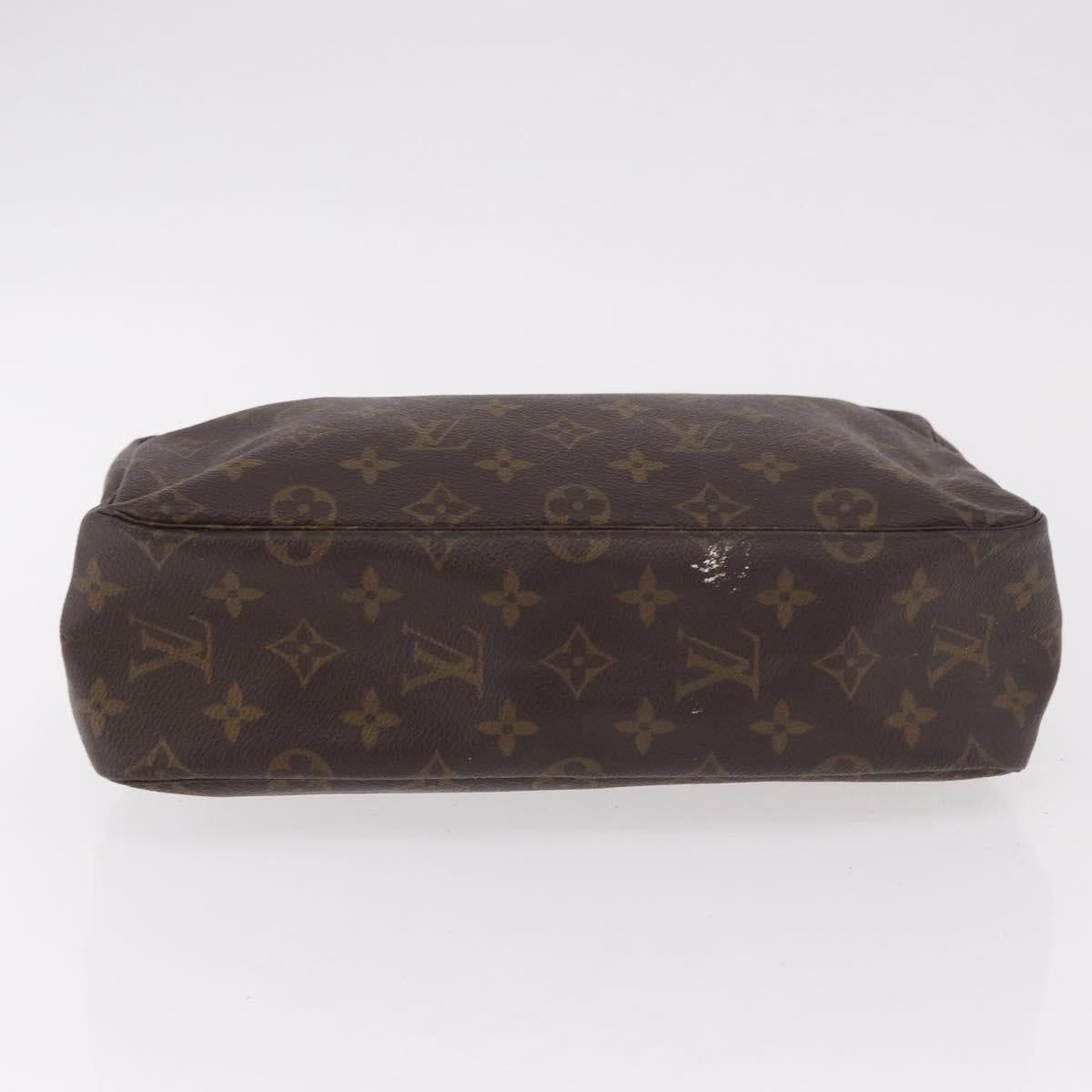 LOUIS VUITTON Monogram Trousse Toilette 28 Clutch Bag M47522 LV Auth 183477