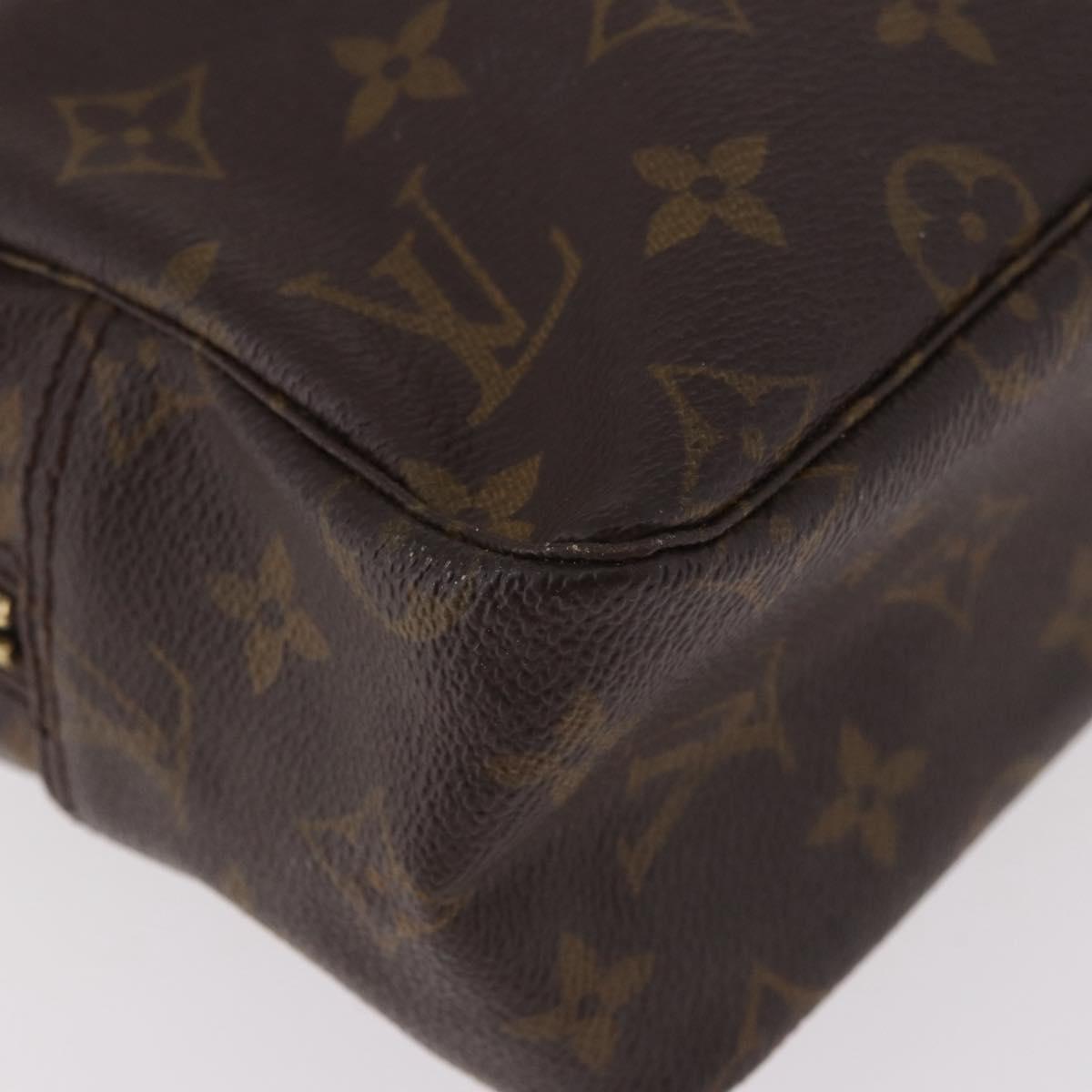 LOUIS VUITTON Monogram Trousse Toilette 28 Clutch Bag M47522 LV Auth 183477