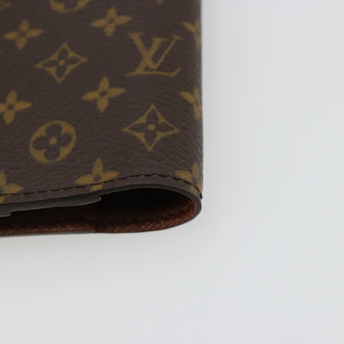 LOUIS VUITTON Monogram Agenda Mini Day Planner Cover R20007 LV Auth 183497V