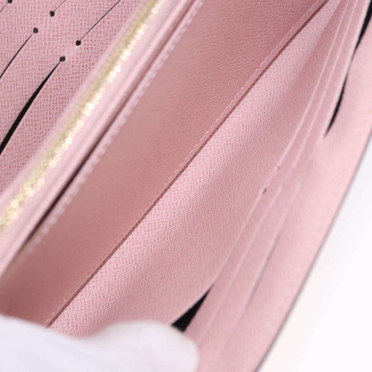 LOUIS VUITTON Portefeuille Sarah Long Wallet Rose Valerine M62235 Auth 183508M