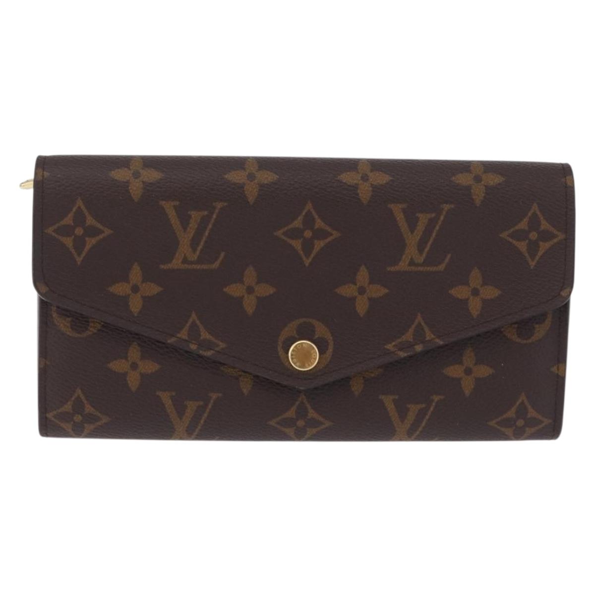 LOUIS VUITTON Portefeuille Sarah Long Wallet Rose Valerine M62235 Auth 183508M