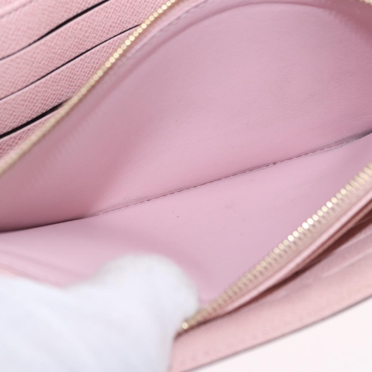 LOUIS VUITTON Portefeuille Sarah Long Wallet Rose Valerine M62235 Auth 183508M