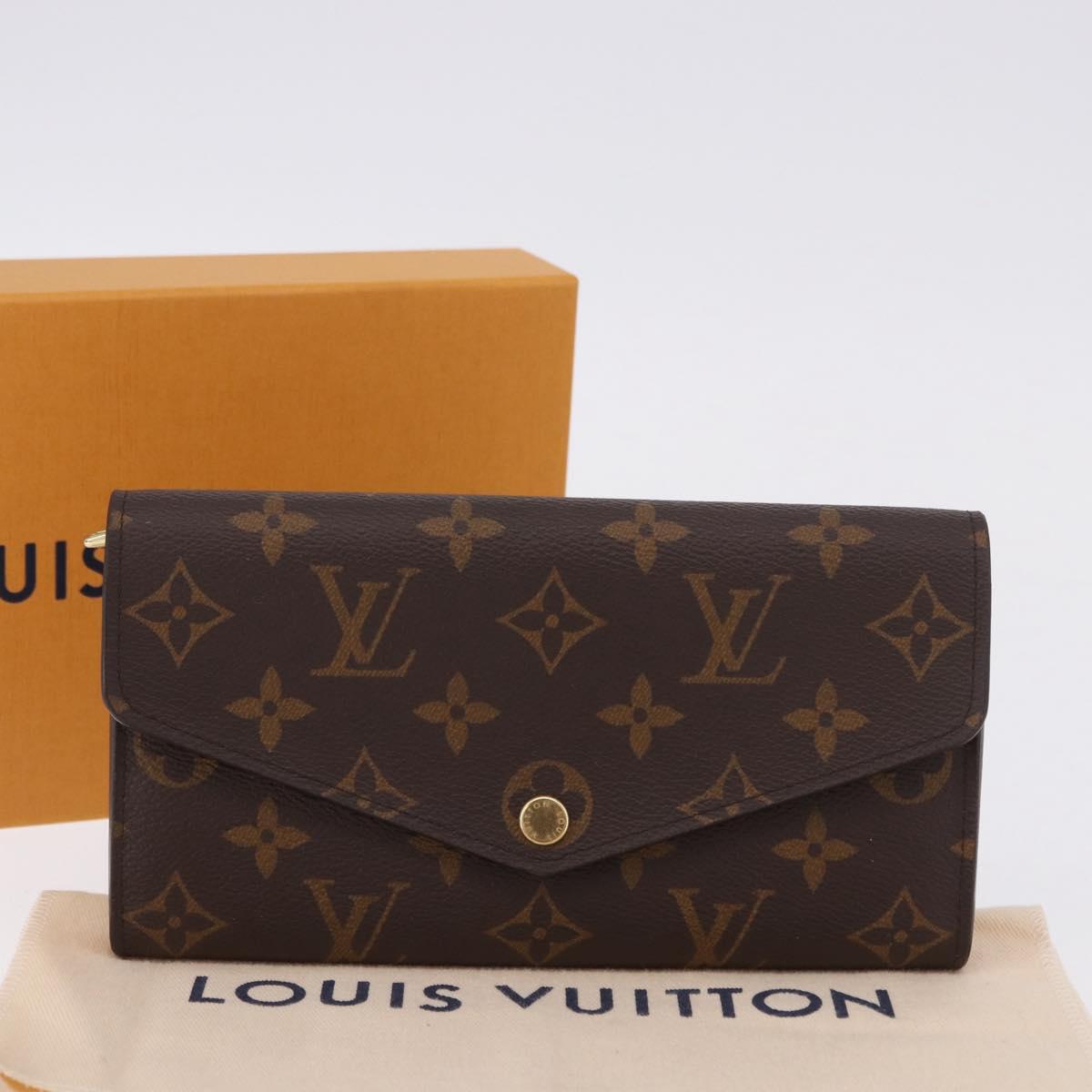 LOUIS VUITTON Portefeuille Sarah Long Wallet Rose Valerine M62235 Auth 183508M