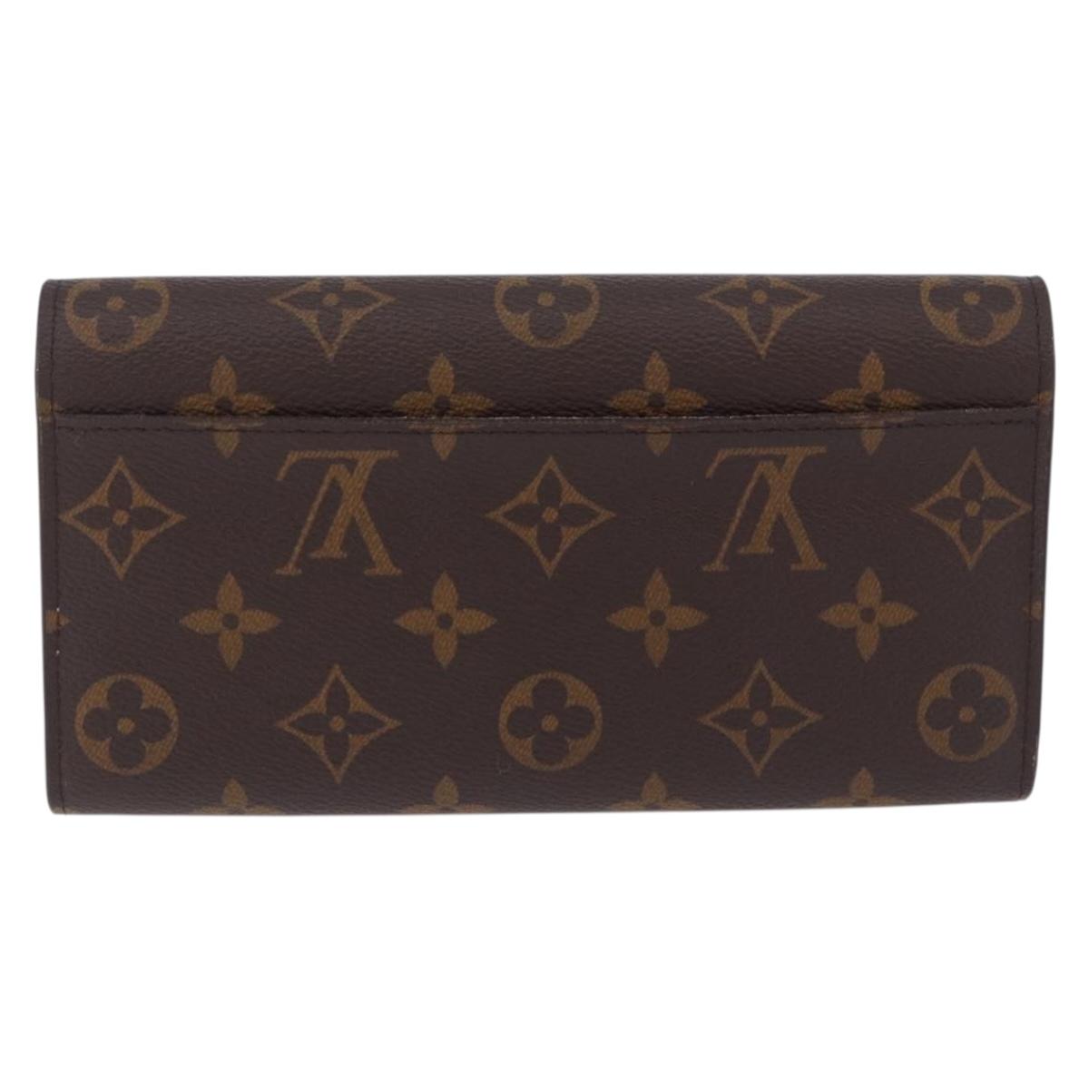 LOUIS VUITTON Portefeuille Sarah Long Wallet Rose Valerine M62235 Auth 183508M