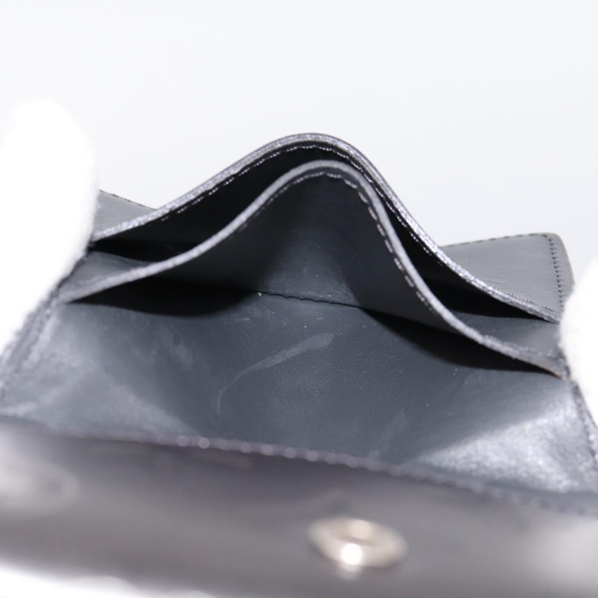 LOUIS VUITTON Monogram Mat Ludlow Coin Purse Noir M65122 LV Auth 183510A