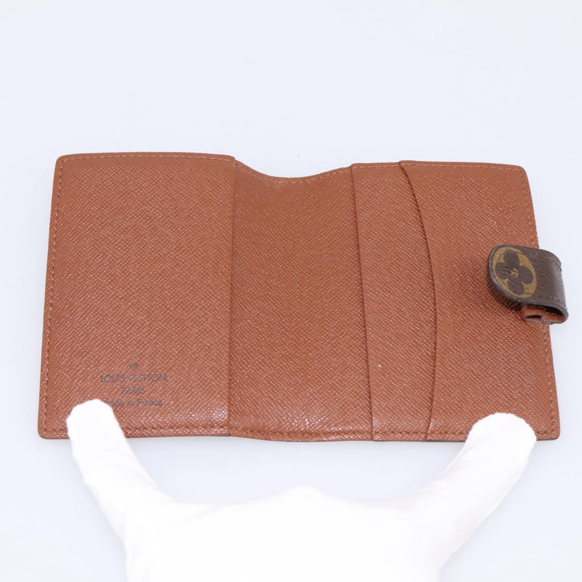 LOUIS VUITTON Monogram Agenda Mini Day Planner Cover R20007 LV Auth 183511