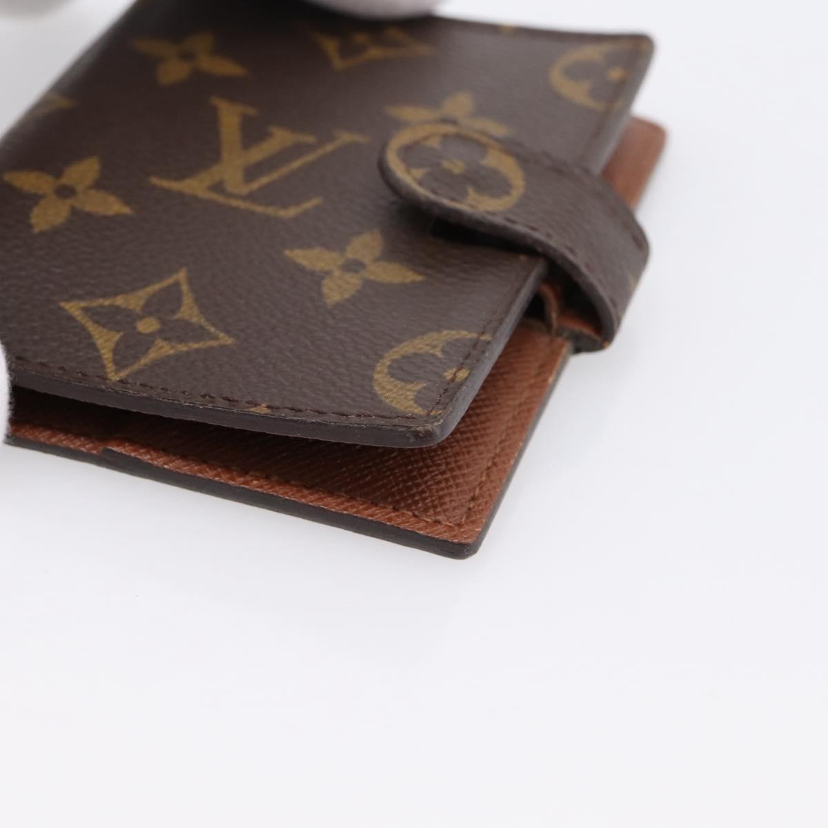 LOUIS VUITTON Monogram Agenda Mini Day Planner Cover R20007 LV Auth 183511