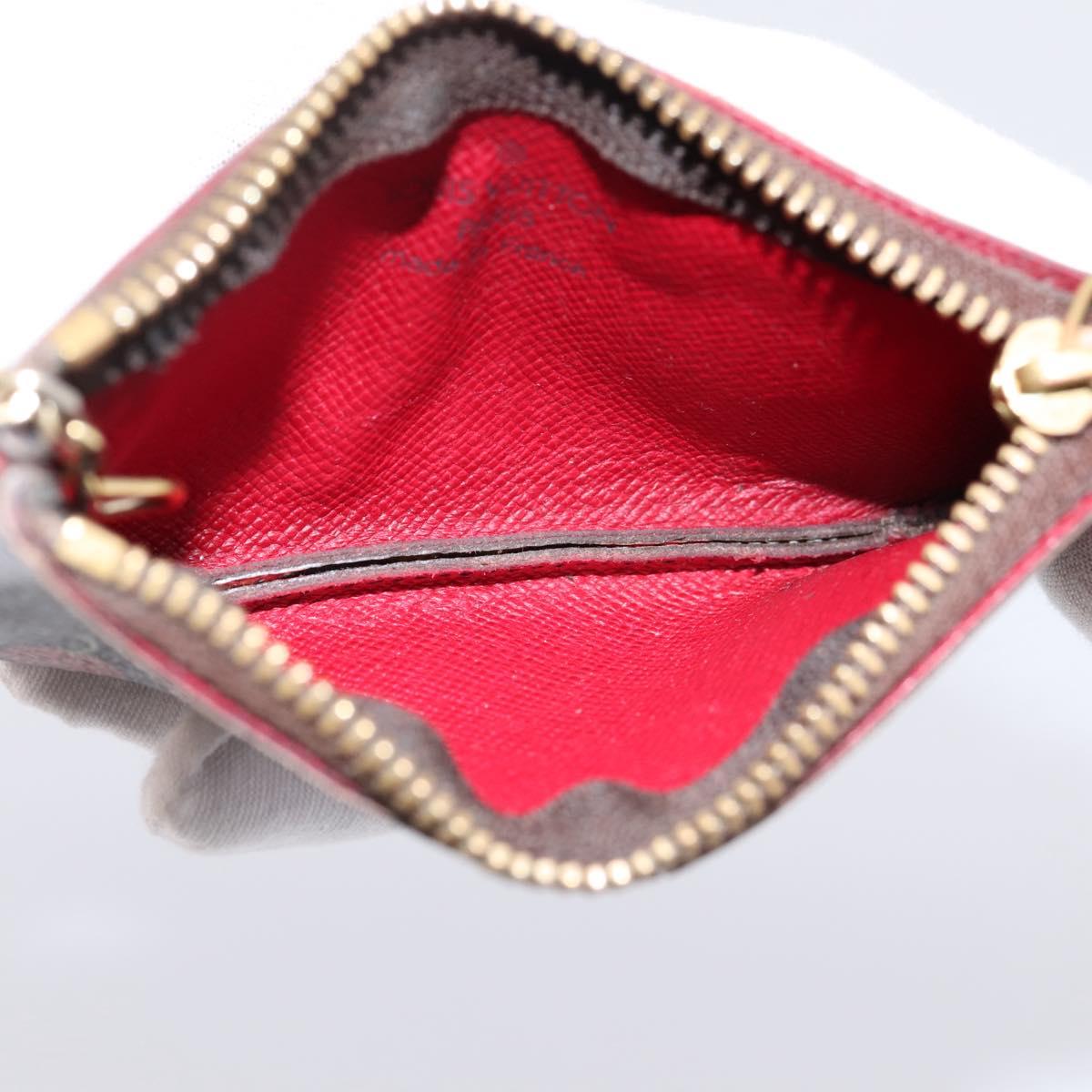 LOUIS VUITTON Monogram Cherry Pochette Cles Coin Purse M95042 LV Auth 183516