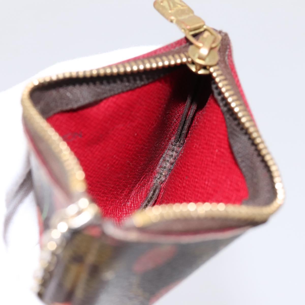 LOUIS VUITTON Monogram Cherry Pochette Cles Coin Purse M95042 LV Auth 183516