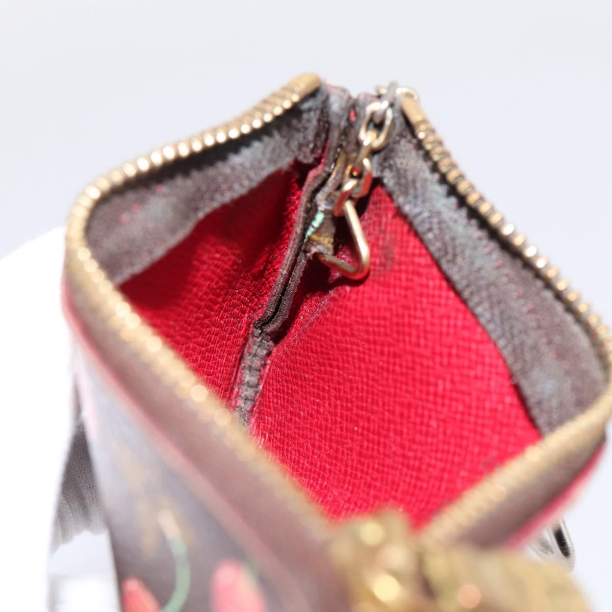 LOUIS VUITTON Monogram Cherry Pochette Cles Coin Purse M95042 LV Auth 183516