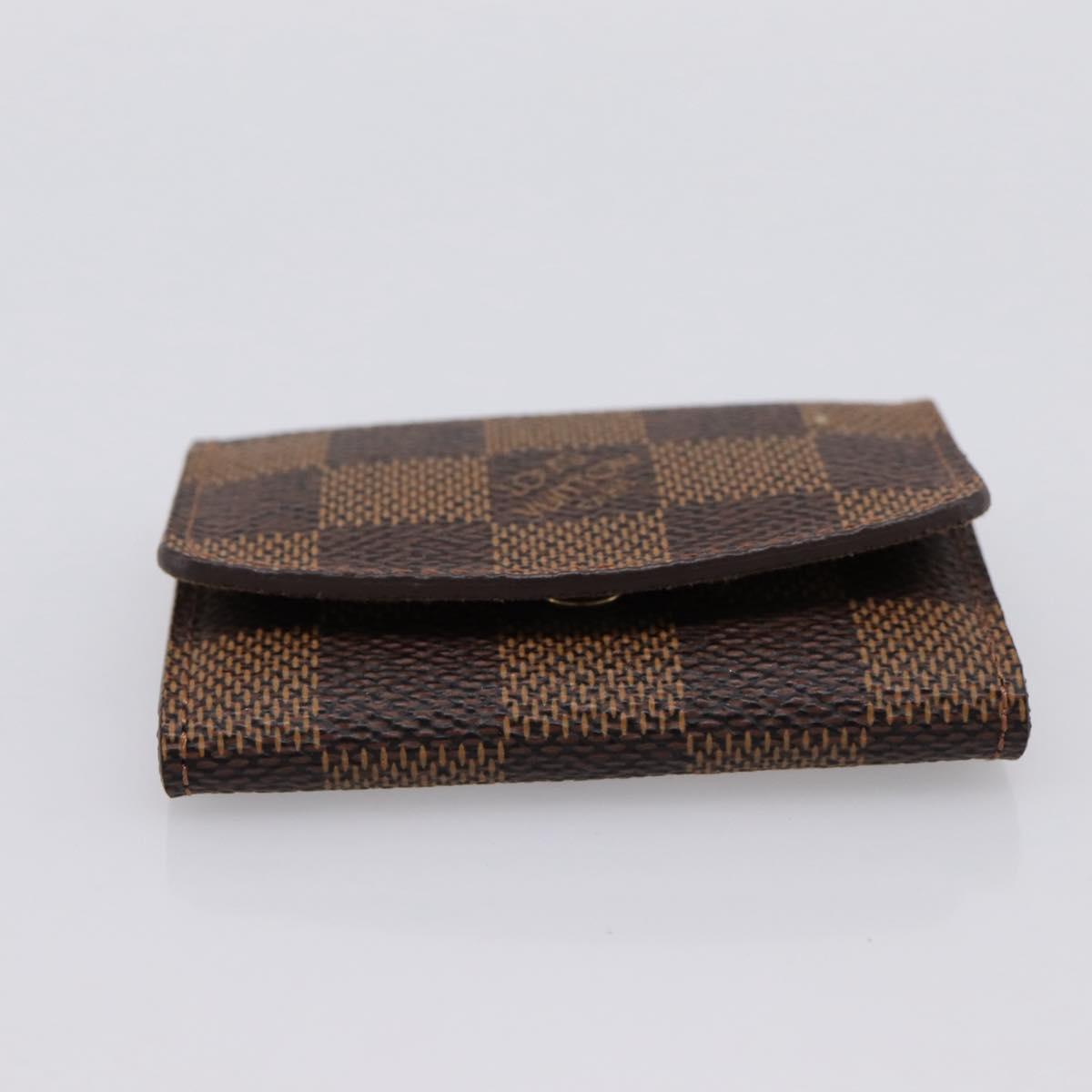 LOUIS VUITTON Damier Ebene Bouton De Manchette Case Cuff Case LV Auth 183519