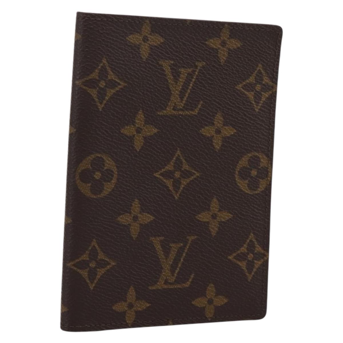 LOUIS VUITTON Monogram Couverture Passport Case M64502 LV Auth 183521A