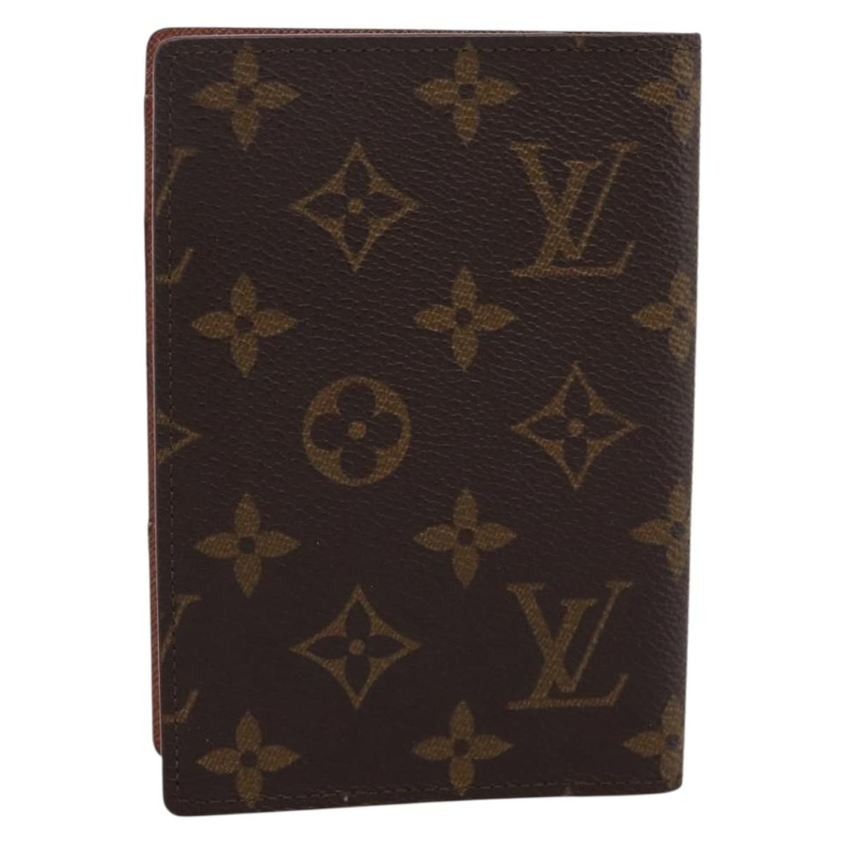 LOUIS VUITTON Monogram Couverture Passport Case M64502 LV Auth 183521A