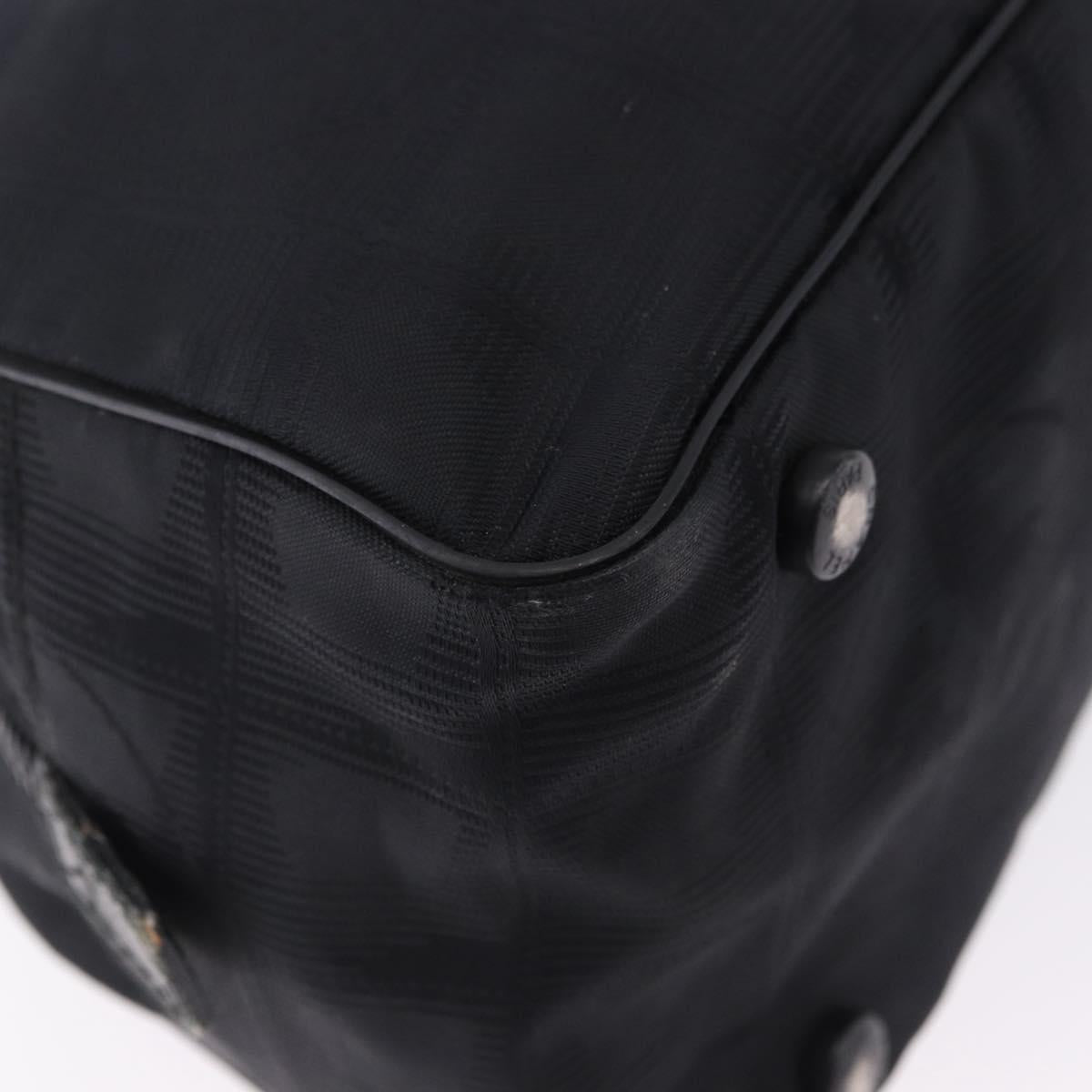 CHANEL New Travel Line Tote Bag Canvas Black CC Auth 183559