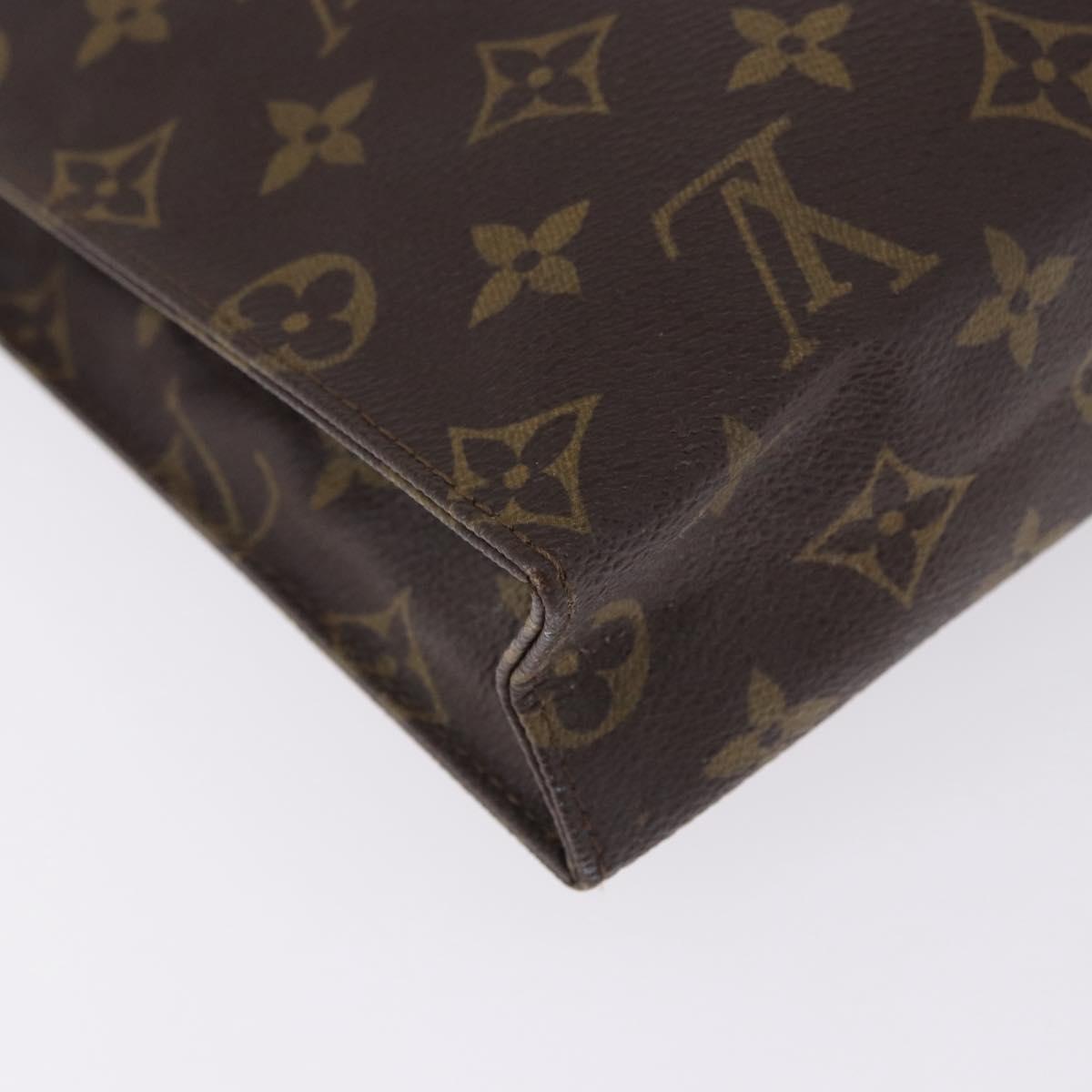 LOUIS VUITTON Monogram Poche Toilette 26 Pouch M47542 LV Auth 183562