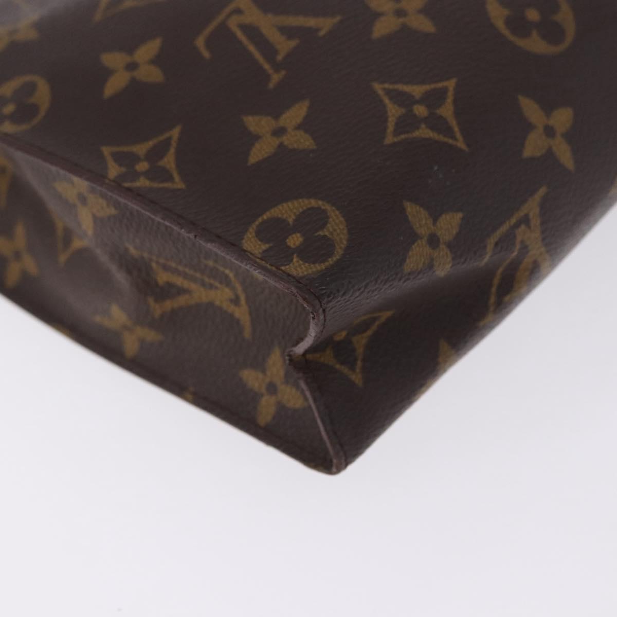 LOUIS VUITTON Monogram Poche Toilette 26 Pouch M47542 LV Auth 183564