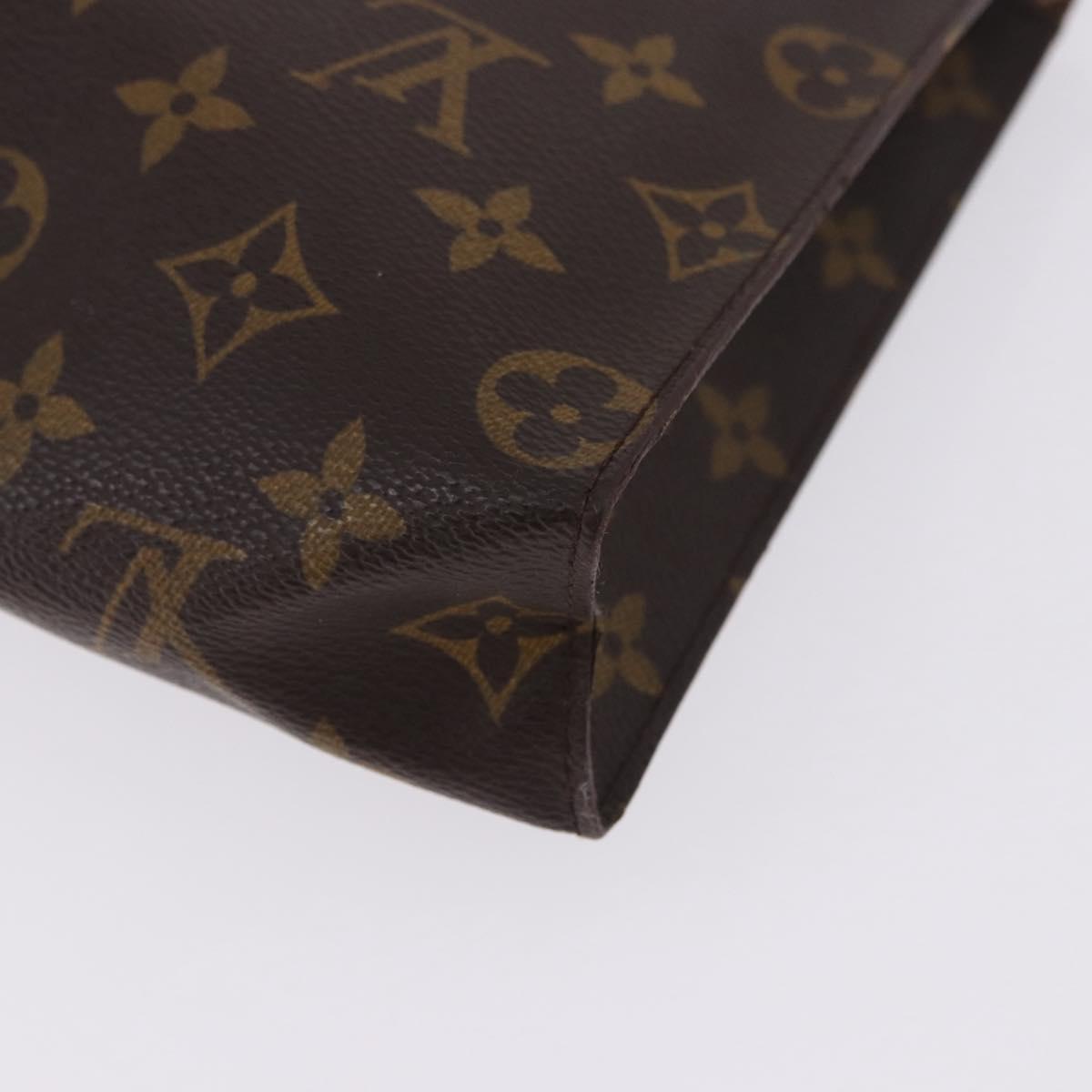 LOUIS VUITTON Monogram Poche Toilette 26 Pouch M47542 LV Auth 183564
