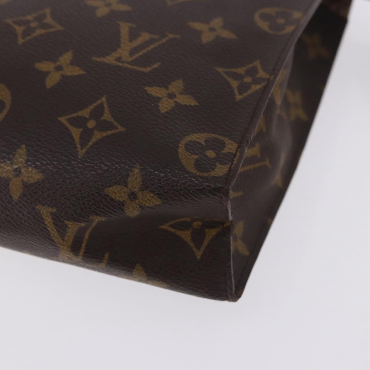 LOUIS VUITTON Monogram Poche Toilette 26 Pouch M47542 LV Auth 183564