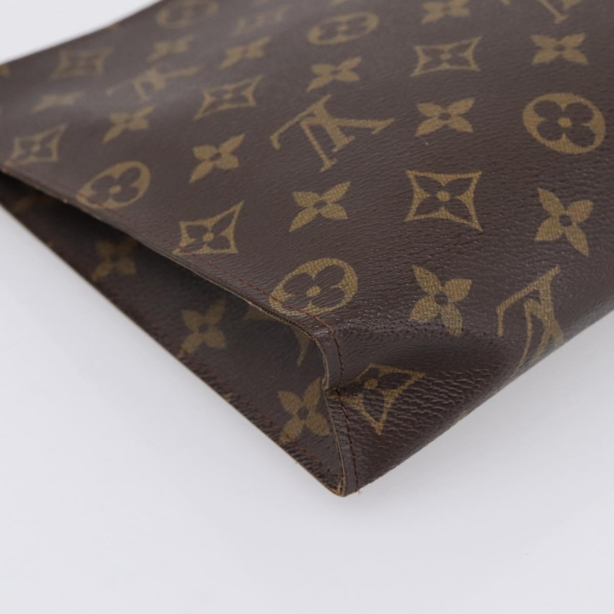 LOUIS VUITTON Monogram Poche Toilette 26 Pouch M47542 LV Auth 183565