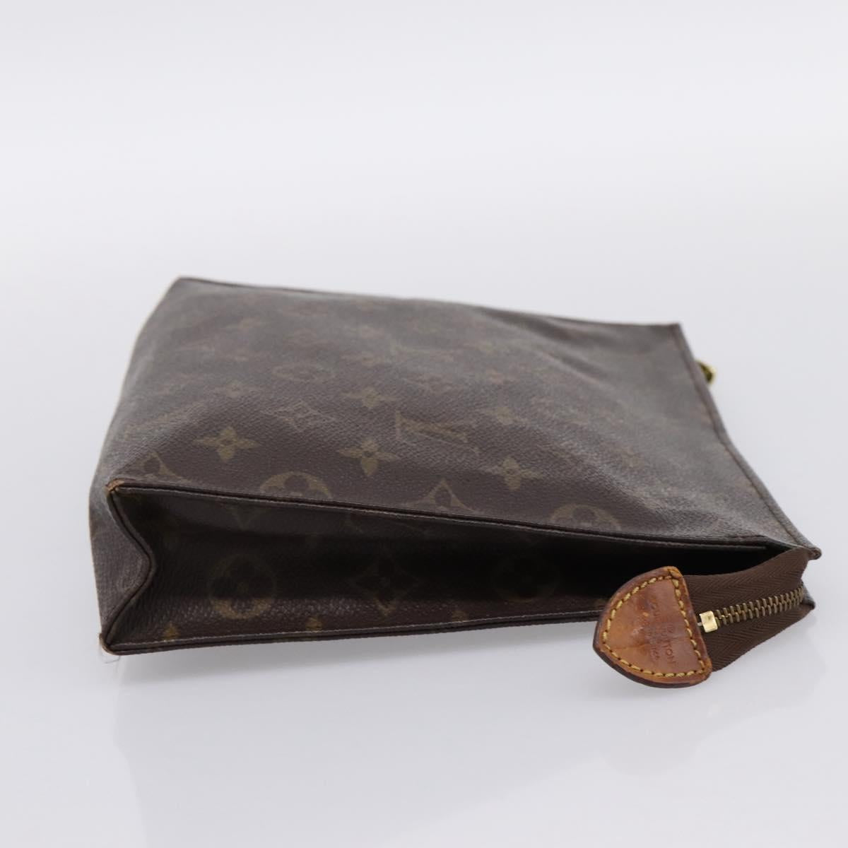 LOUIS VUITTON Monogram Poche Toilette 26 Pouch M47542 LV Auth 183566