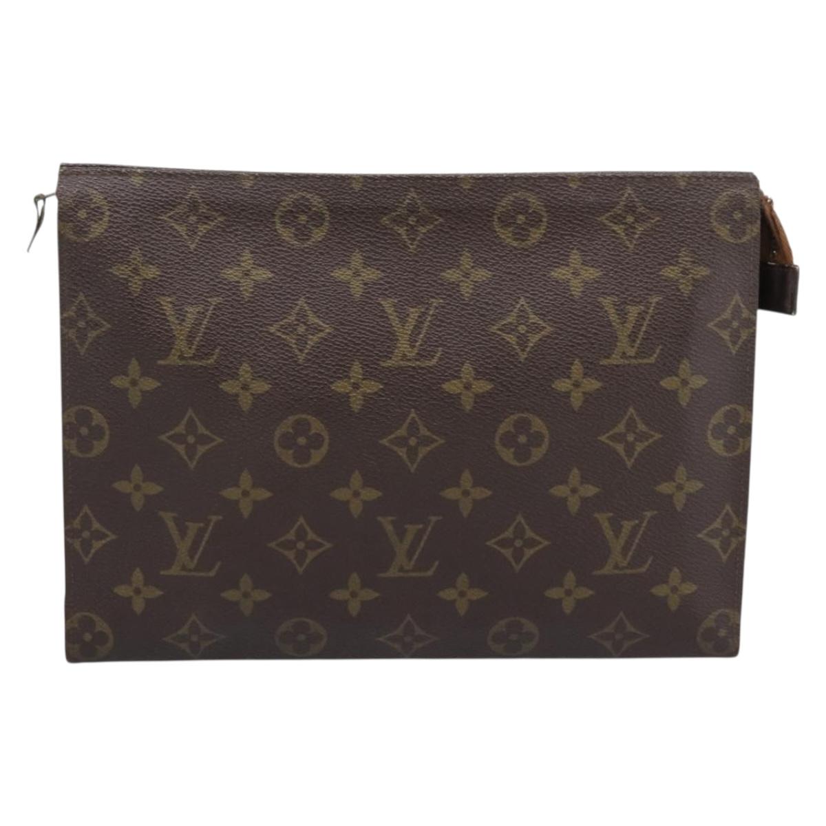 LOUIS VUITTON Monogram Poche Toilette 26 Pouch 4 Set M47542 LV Auth 183569