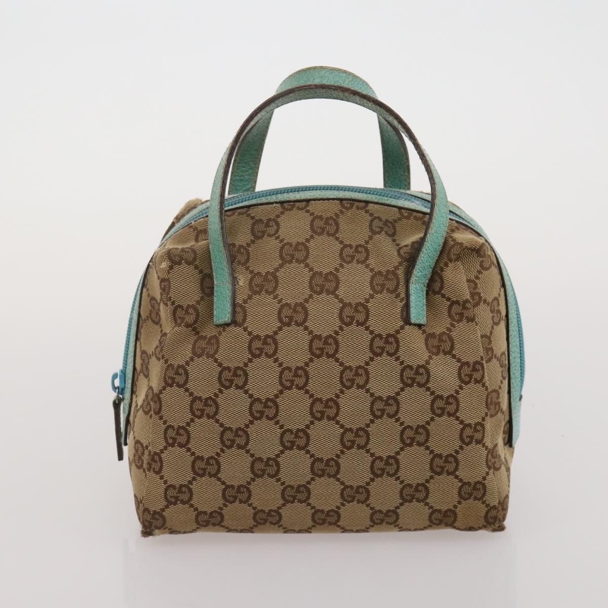 GUCCI GG Supreme GG Canvas Shoulder Bag PVC Nylon 5 Set Beige Black Auth 183572
