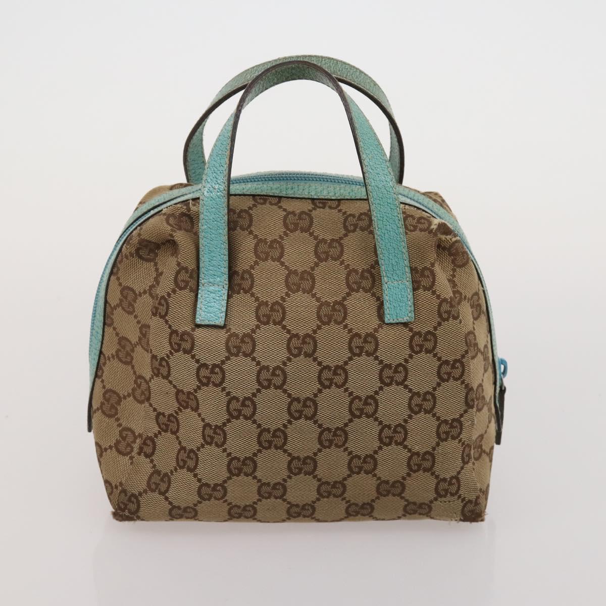 GUCCI GG Supreme GG Canvas Shoulder Bag PVC Nylon 5 Set Beige Black Auth 183572
