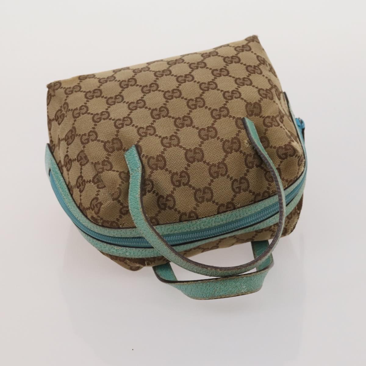 GUCCI GG Supreme GG Canvas Shoulder Bag PVC Nylon 5 Set Beige Black Auth 183572