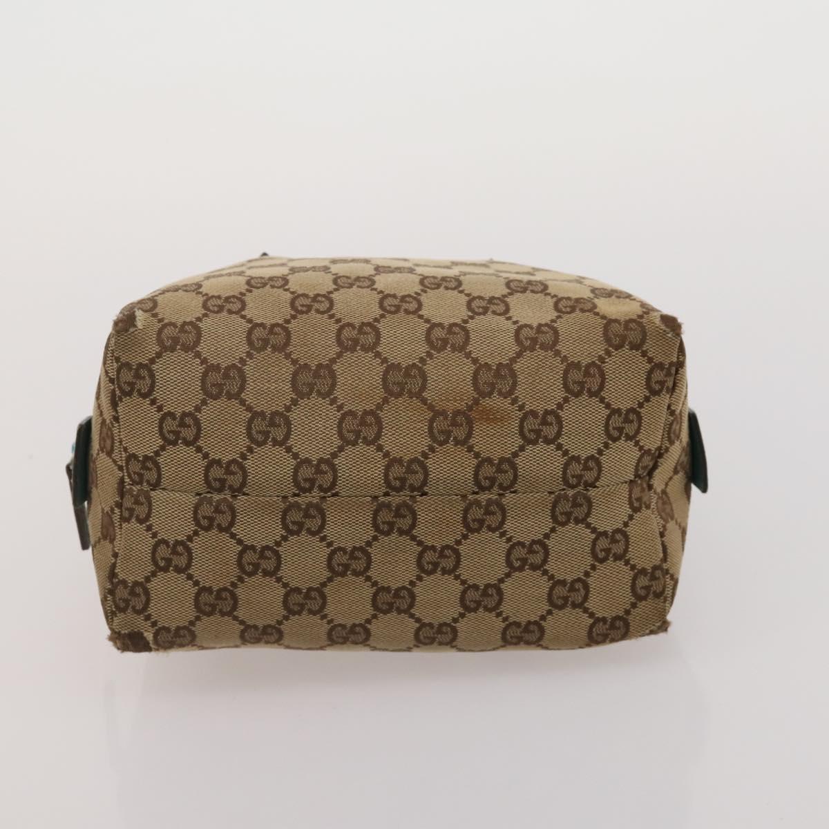 GUCCI GG Supreme GG Canvas Shoulder Bag PVC Nylon 5 Set Beige Black Auth 183572