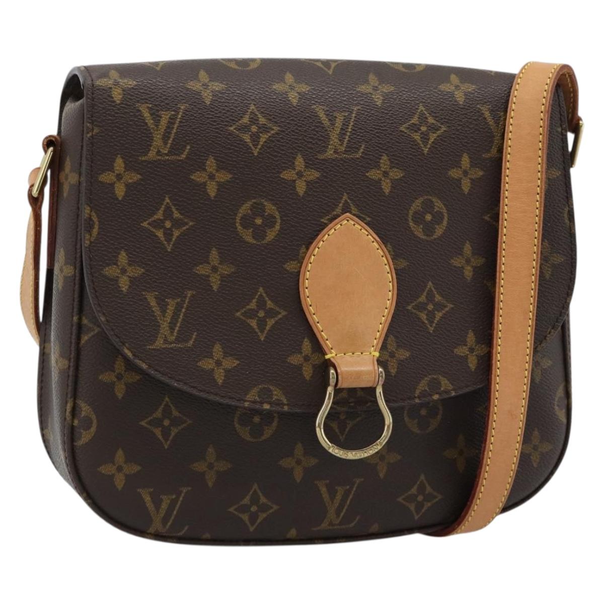 LOUIS VUITTON Monogram Saint Cloud GM Shoulder Bag M51242 LV Auth 183607V