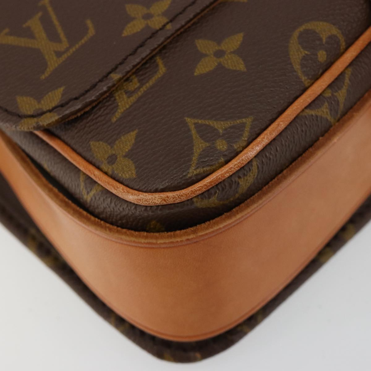 LOUIS VUITTON Monogram Cartouchiere MM Shoulder Bag M51253 LV Auth 183608A
