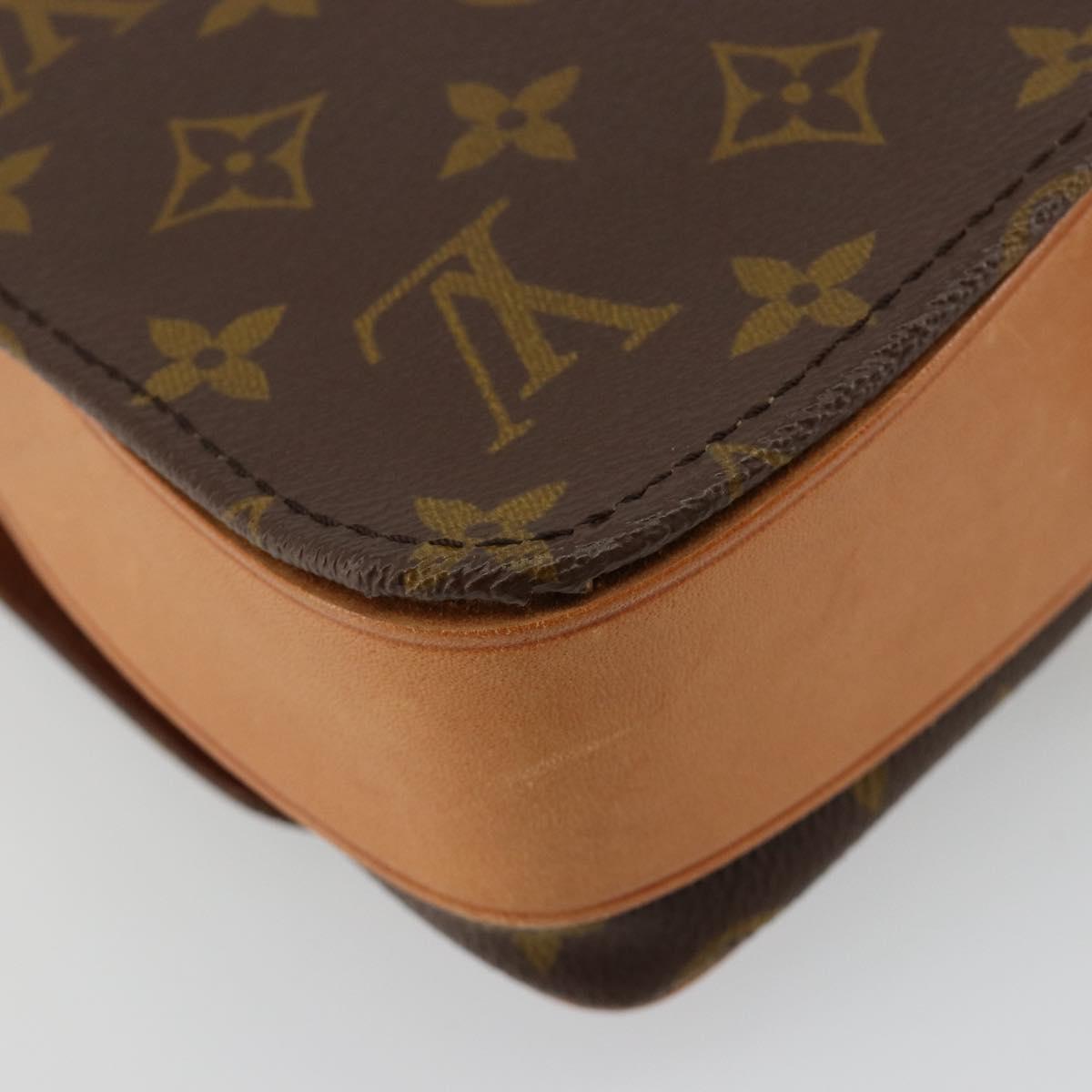 LOUIS VUITTON Monogram Cartouchiere MM Shoulder Bag M51253 LV Auth 183608A