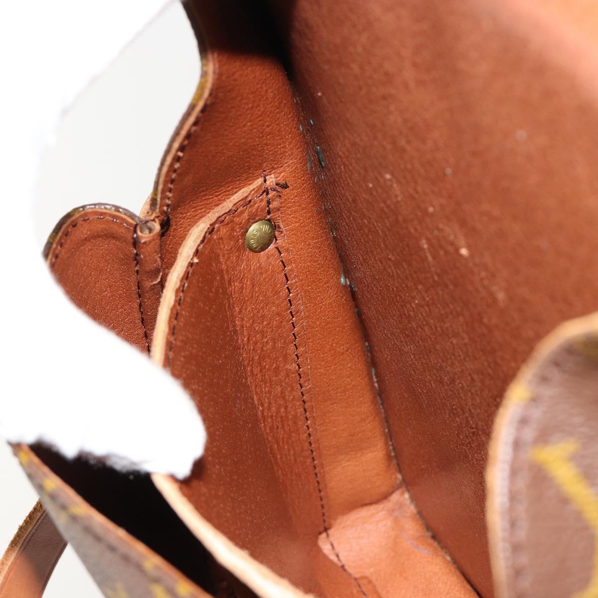 LOUIS VUITTON Monogram Cartouchiere MM Shoulder Bag M51253 LV Auth 183608A