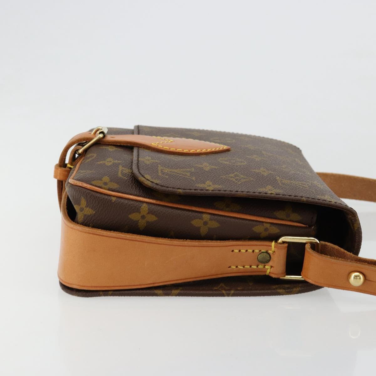 LOUIS VUITTON Monogram Cartouchiere MM Shoulder Bag M51253 LV Auth 183608A