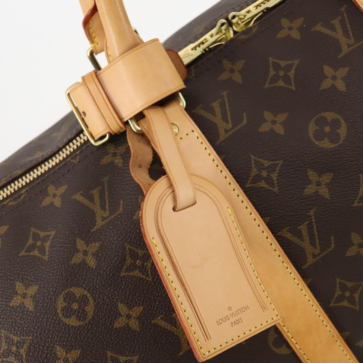 LOUIS VUITTON Monogram Keepall 50 Boston Bag M41426 LV Auth 183612SAV