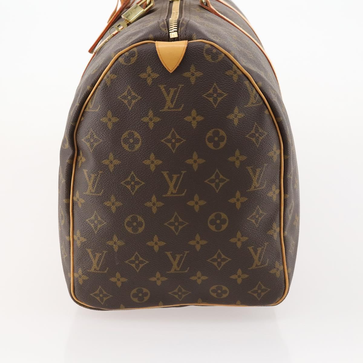 LOUIS VUITTON Monogram Keepall 50 Boston Bag M41426 LV Auth 183612SAV