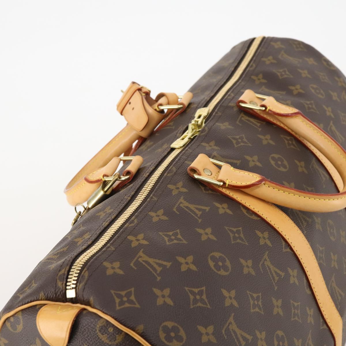 LOUIS VUITTON Monogram Keepall 50 Boston Bag M41426 LV Auth 183612SAV