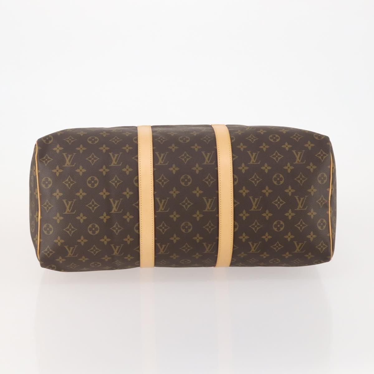LOUIS VUITTON Monogram Keepall 50 Boston Bag M41426 LV Auth 183612SAV