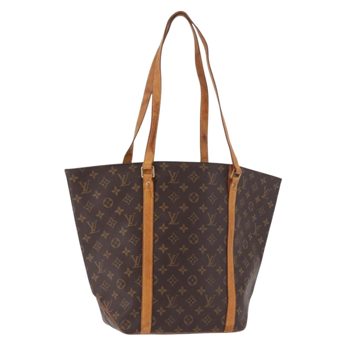 LOUIS VUITTON Monogram Sac Shopping Tote Bag M51108 LV Auth 183613