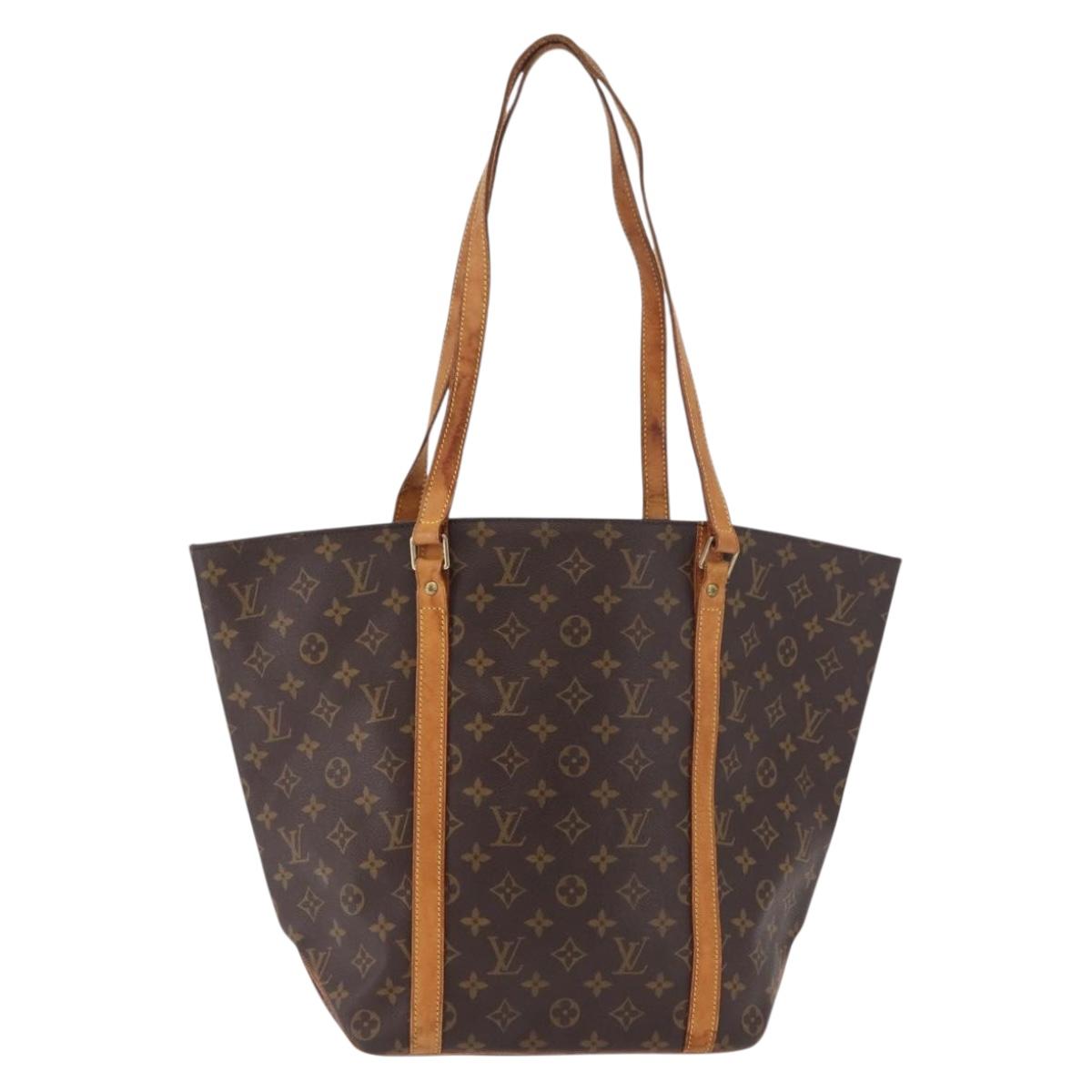 LOUIS VUITTON Monogram Sac Shopping Tote Bag M51108 LV Auth 183613