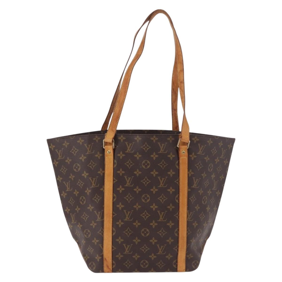 LOUIS VUITTON Monogram Sac Shopping Tote Bag M51108 LV Auth 183613