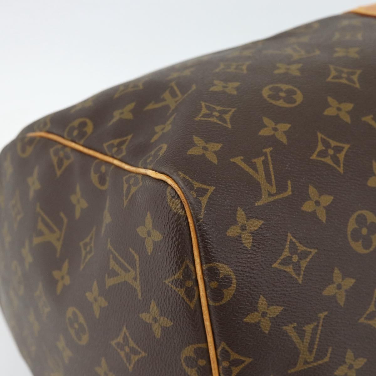 LOUIS VUITTON Monogram Keepall 55 Boston Bag M41424 LV Auth 183614A