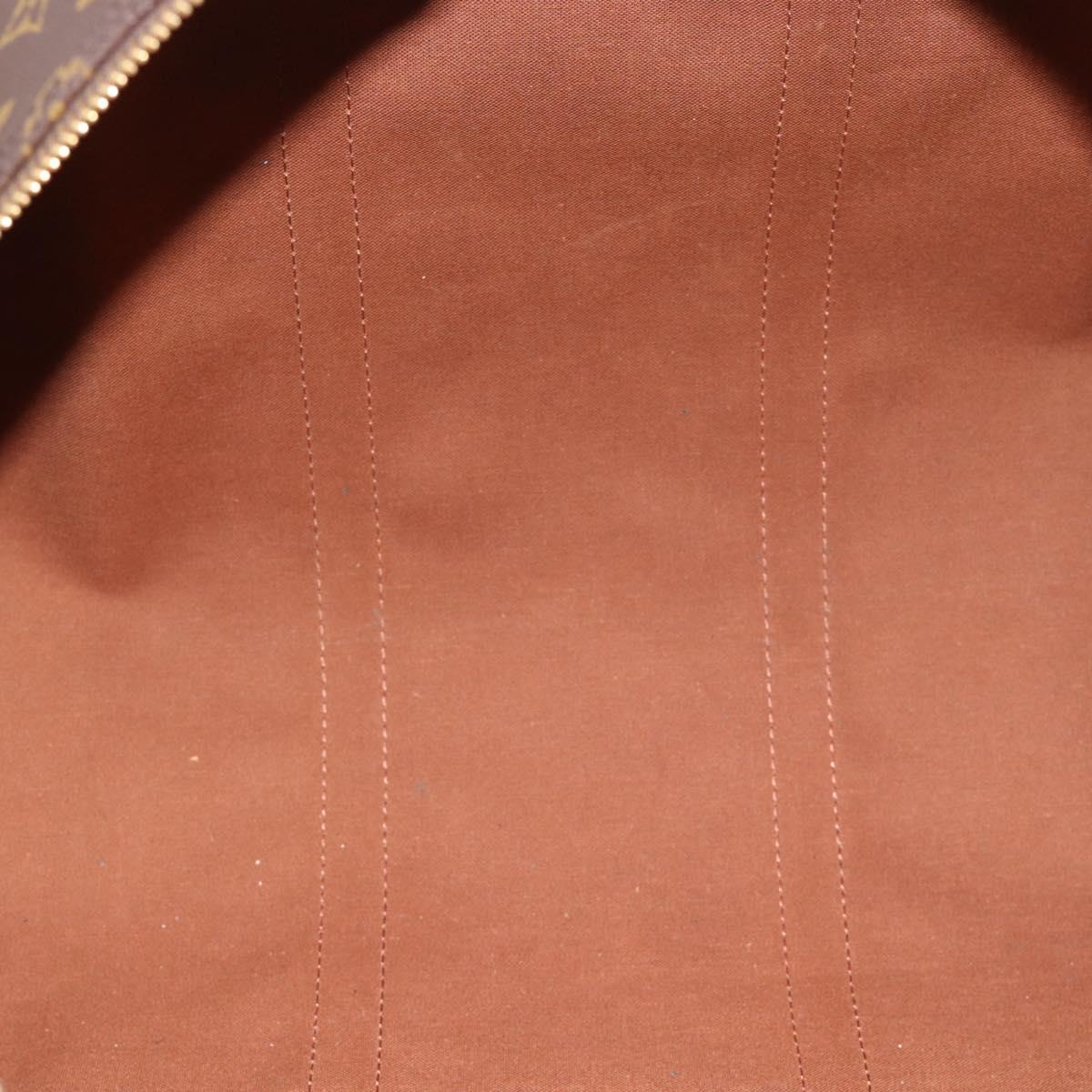 LOUIS VUITTON Monogram Keepall 55 Boston Bag M41424 LV Auth 183614A