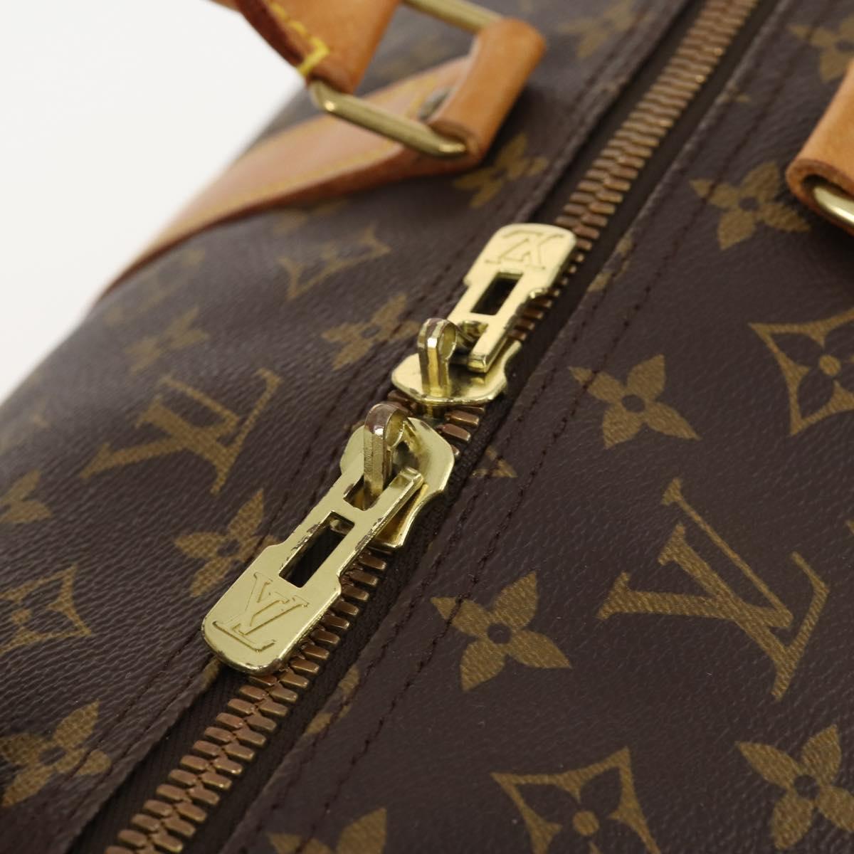 LOUIS VUITTON Monogram Keepall Bandouliere 60 Boston Bag M41412 LV Auth 183615A