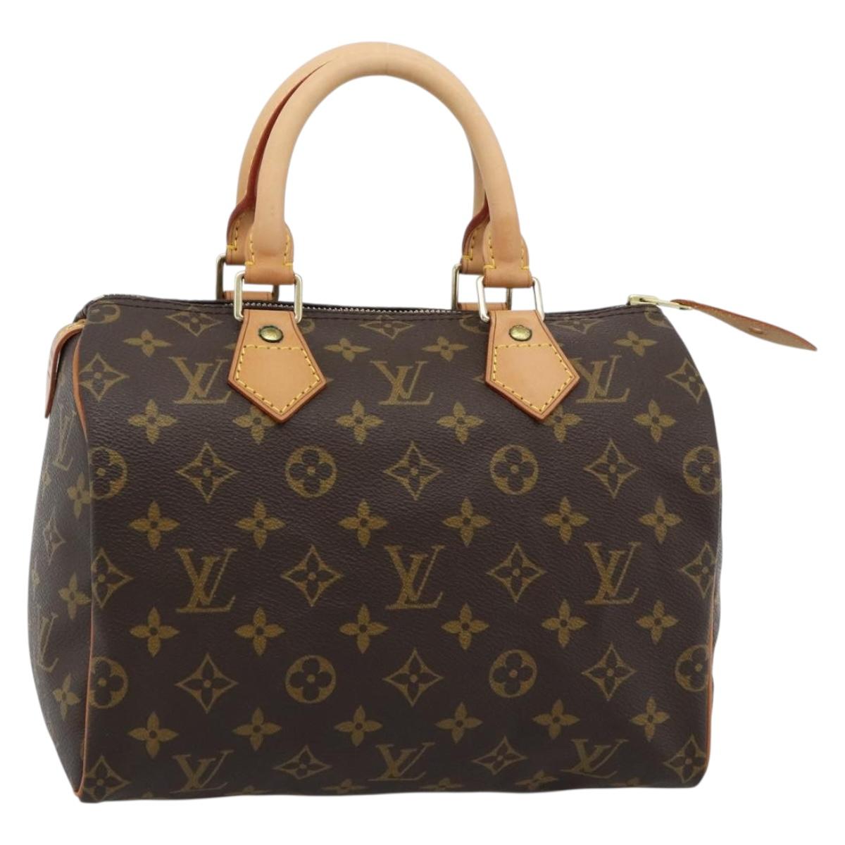 LOUIS VUITTON Monogram Speedy 25 Hand Bag M41528 LV Auth 183616SM