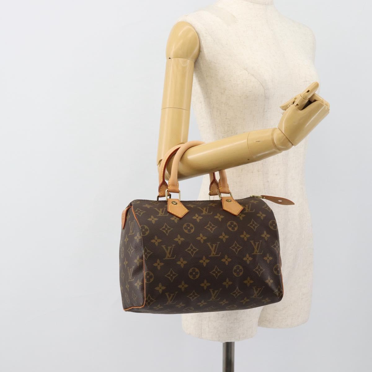 LOUIS VUITTON Monogram Speedy 25 Hand Bag M41528 LV Auth 183616SM