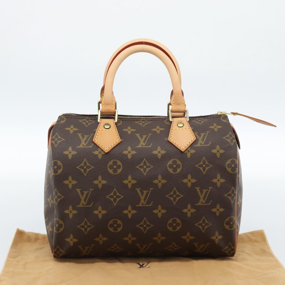 LOUIS VUITTON Monogram Speedy 25 Hand Bag M41528 LV Auth 183616SM