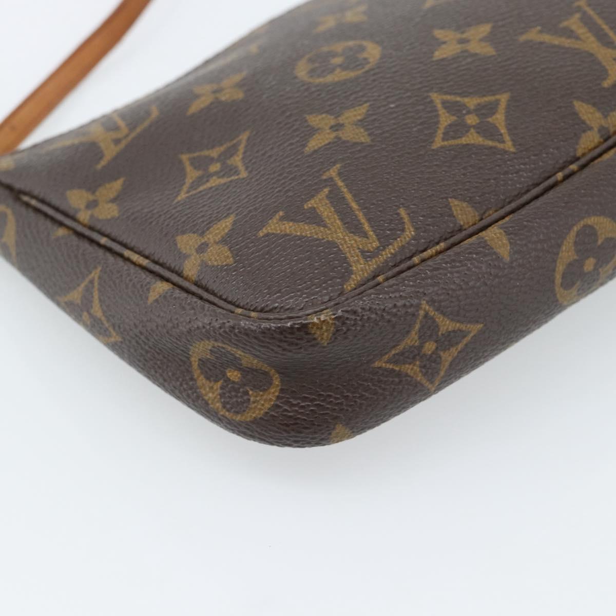 LOUIS VUITTON Monogram Pochette Accessoires Pouch M51980 LV Auth 183619